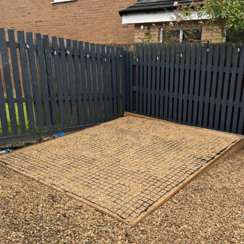 Ground screw garden pod foundations