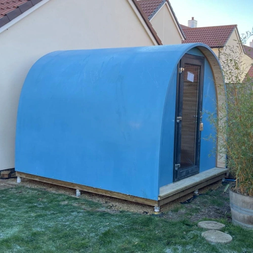 Pad and timber frame foundations for garden pods