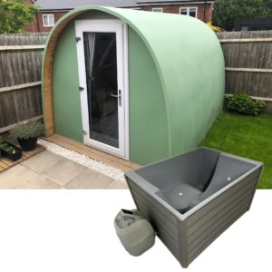 garden Pod and spa bundle offer