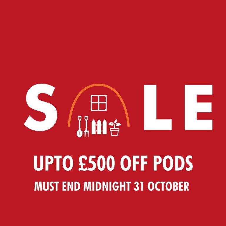 HULLY SALE: Cheap Garden Pods in the U.K. 