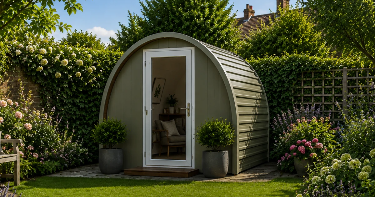 flat pack garden pod in uk
