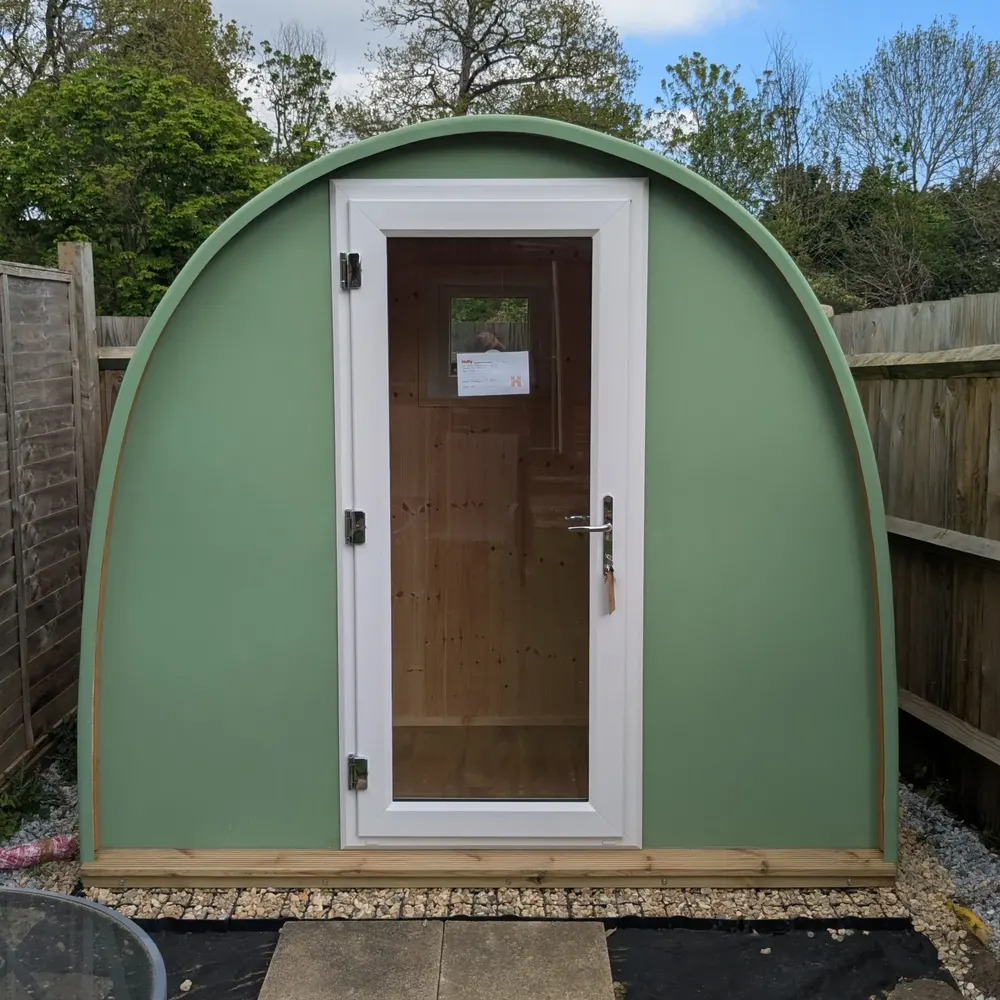 Sam Pearce's Dory Pod garden office